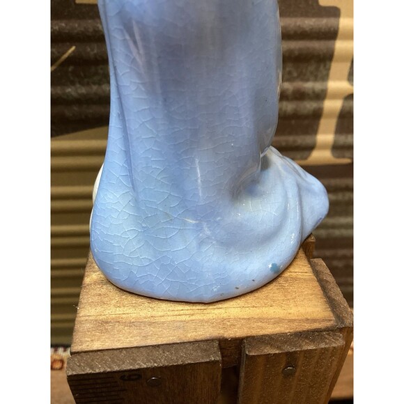 Sanmyro Vintage Mary Nativity Figure Christmas Decor Painted Porcelain 4" Japan - Picture 10 of 10